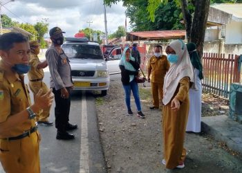 Polsek Kintom Gencar Operasi Peningkatan Kedisiplinan Penerapan Protokol Kesehatan