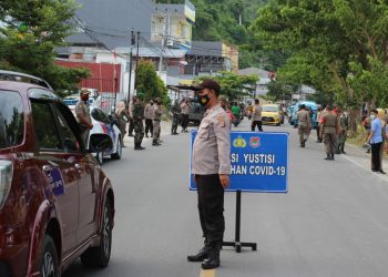 Polres Banggai Imbau Peran Aktif Masyarakat Untuk Patuhi Prokes Pencegahan Covid-19