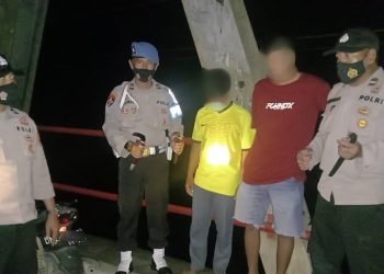 Kedapatan Bawa Badik Dua Pemuda di Amankan Jajaran Polsek Batui