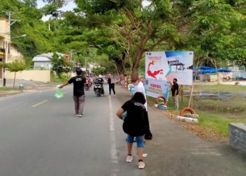 Pinasa dan Bagi Masker Tutup Rangkaian Peringatan HPN Yang Digelar PWI Banggai