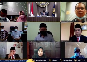 DKPP Gelar Sidang Dugaan Pelanggaran Kode Etik Komisioner KPU Banggai