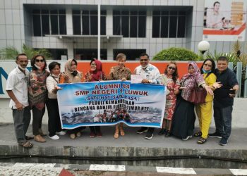 Donasi Alumni 84 SMP 1 Luwuk Untuk NTT Disalurkan Melalui ACT Foundation