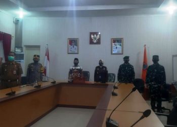 Forkopimda Banggai Hadiri Peringatan Hari Otonomi Daerah XXV tahun 2021