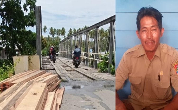 Matius, salah satu perangkat Desa Binsil, Kecamatan Bualemo, mengatakan pihaknya berharap pemerintah daerah segera melakukan perbaikan terhadap jembatan  Binsil.