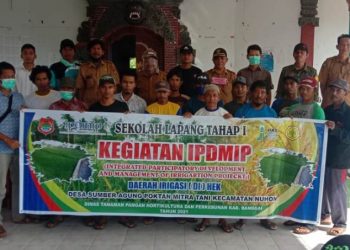 Sekolah Lapang Bagi Petani Pada Program IPDMIP Dimulai