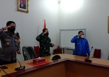 Forkopimda Banggai Ikuti Upacara Harkitnas ke- 113 Secara Virtual