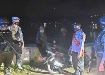Minimalisir Pencabulan dan Perzinahan, Polres Bangkep Patroli Tengah Malam
