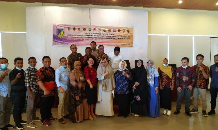 Bidang Anggaran BPKAD daerah se Provinsi Sulawesi Tengah, saat mengikuti lounching portal aplikasi SADAV, di Palu, pekan lalu.