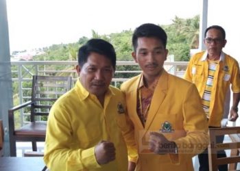 Moh Panji Saputra Tamoreka, putra Bupati Banggai yang menduduki jabatan Wakil Ketua Bidang Pemuda Olahraga DPD II Golkar Banggai.