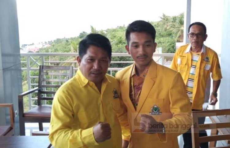 Moh Panji Saputra Tamoreka, putra Bupati Banggai yang menduduki jabatan Wakil Ketua Bidang Pemuda Olahraga DPD II Golkar Banggai.