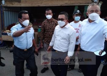 Bupati Amirudin Tinjau Keberadaan Pasar Simpong