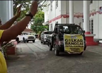 Bupati Apresiasi Gerakan Partai Golkar Peduli Covid-19, 2. 300 Sembako Didistribusikan ke 23 Kecamatan