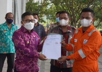 Lagi, JOB Tomori Berikan Bantuan Penanganan Covid-19 di Kabupaten Banggai