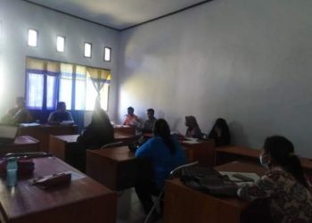 Guru SMKS Pertanian Tingsel Gelar Evaluasi Pembelajaran Daring Dan Persiapan Pembelajaran Tatap Muka