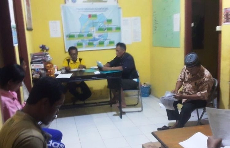 Panitia Pilkades Desa Kampung Baru Kecamatan Tinangkung Selatan Kabupaten Bangggai Kepulauan terus melakukan kerja-kerja kepanitian sesuai jadwal.