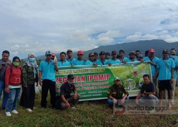Dokumentasi pelaksanaan sekolah lapang program IPDMIP Kabupaten Banggai di wilayah Kecamatan Masama