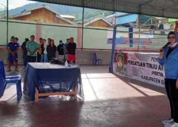 Pertina Banggai Gelar Seleksi Atlit Untuk Porprov 2022 di Buol
