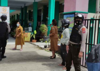 Antisipasi Terjadinya Tawuran Serta Pantau PTM, Tim Sabhara Polres Banggai Lakukan Patroli Rutin