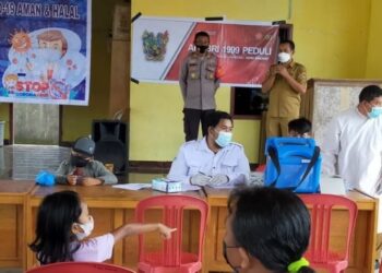 UPTD Puskesmas Tangeban Gencar Laksanakan Vaksinasi Covid-19 di Desa Desa