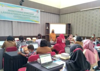 Dinkes Kabupaten Banggai Gelar  Monev Laboratorium Mikroskopis TB
