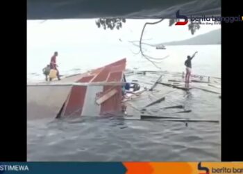 Detik-detik Air Laut Naik di Ternate,Hantam Rumah Warga