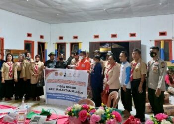 JOB Tomori Salurkan Bantuan Untuk Korban Banjir di Desa Dondo