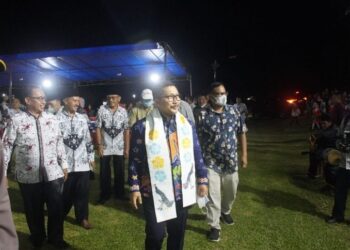 Bupati Banggai Amirudin Tamoreka Hadiri Silaturahmi Bersama PGRI