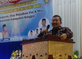 Bupati Amirudin Sebut Toili Layak Jadi Kabupaten Sendiri