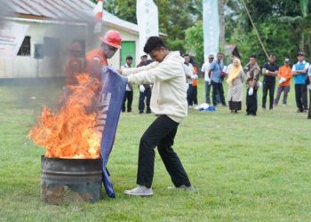 JOB Tomori Gelar Sosialisasi P3K Serta Pemadaman Api Untuk Tingkatkan Pengetahuan Penanggulangan Bencana