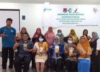 Dinas Kesehatan Kabupaten Banggai Gelar Bimtek Keamanan Pangan Untuk Produk Industri Rumah Tangga