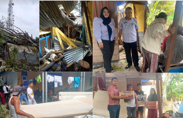Dinas Sosial Kabupaten Banggai menyalurkan bantuan sosial kepada Keluarga Kadai, pada Sabtu (19/11/2022), melalui mediasi langsung pemerintah kelurahan hanga hanga permai.