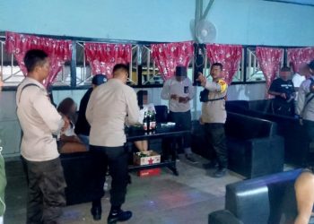 Polisi Razia Cafe Remang Remang di Toili Barat