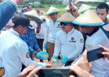 Bupati Banggai Dorong BUMDes Sidang Baru Jadi Pembeli Kedelai Dari Petani