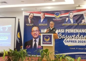 Hadiri Konsolidasi Pemenangan Anis Baswedan di Luwuk, Begini Penegasan Ahmad M Ali