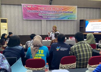 Hadir Sebagai Narasumber Pertemuan Program Kesehatan Kerja dan Olahraga, Ini Penegasan Ahli K3 Banggai