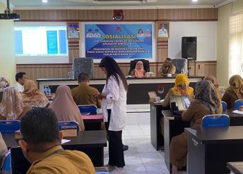 Dinkop dan UKM Banggai Sosialisasikan Pelaksanaan Aplikasi e Kinerja BKN