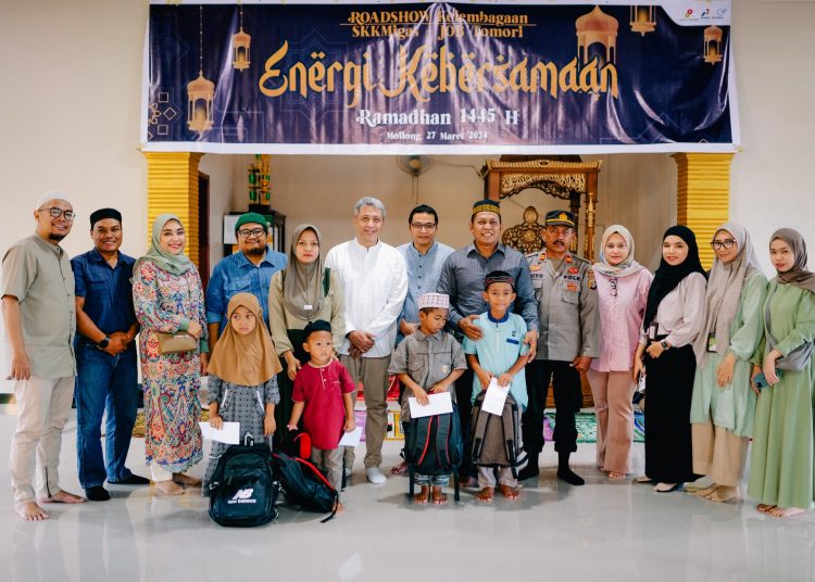 SKK Migas dan JOB Tomori berbagi dengan 200 anak yatim pada momentum Ramadhan