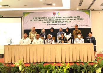 Dinkes Banggai Lakukan Pembinaan Pelaporan Rencana Kebutuhan Obat di Puskesmas