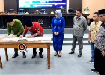 DPRD Banggai Gelar Penandatanganan Nota Kesepakatan Ranwal RPJPD 2025-2045
