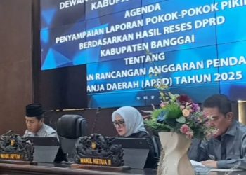 DPRD Banggai Gelar Sidang Paripurna Penyampaian Pokok Pokok Pikiran Hasil Reses Untuk APBD 2025
