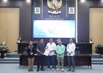 Bawaslu Banggai Kunjungi Kantor DPRD Banggai Sampaikan Imbauan Izin Kampanye