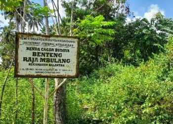 Kondisi Cagar Budaya Benteng Raja Mbulang di Balantak Memprihatinkan