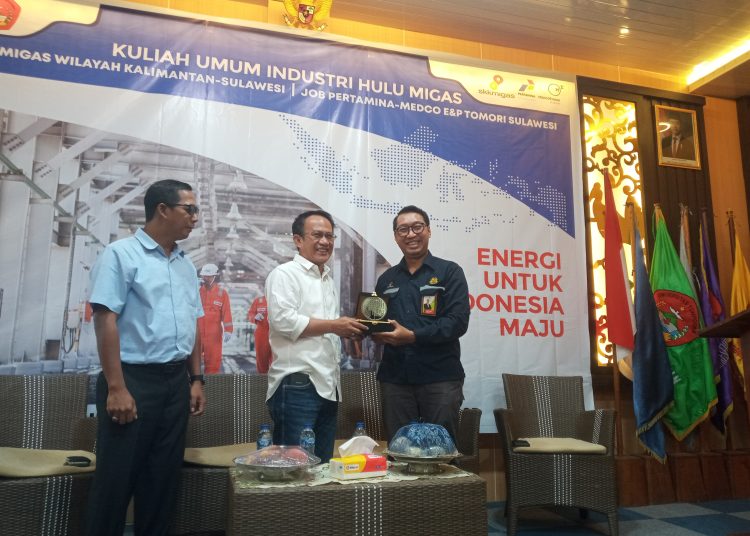 SKK Migas Kalimantan Sulawesi dan JOB Tomori menggelar kuliah umum energi di Universitas Tompotika Luwuk, Jumat (23/5/2025)