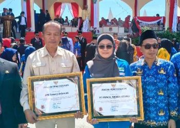 JOB Tomori Terima Penghargaan Dari Pemda Banggai Pada Momentum HUT RI ke 80