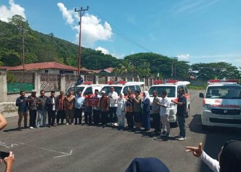 PT.KLS Salurkan Program CSR Dalam Bentuk 4 Unit Mobil Ambulans Untuk Masyarakat di Banggai
