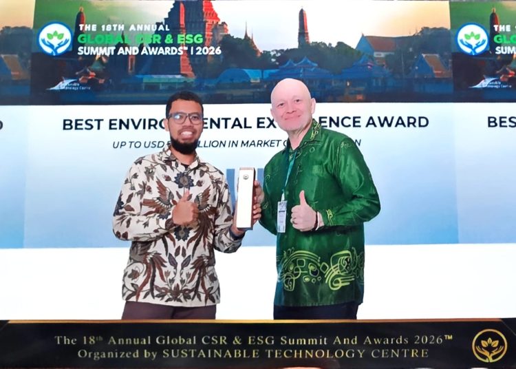 JOB Tomori kembali menorehkan prestasi di kancah International dengan meraih 2 penghargaan pada ajang The 18th Annual Global CSR & ESG Summit and Awards 2026 yang diselenggarakan oleh The Pinnacle Group International (TPGI) di Bangkok, (23/4/2026).