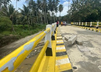 Lagi, Waket I DPRD Banggai Temukan Kualitas Proyek Jembatan Senilai Rp4 Miliar Kurang Baik